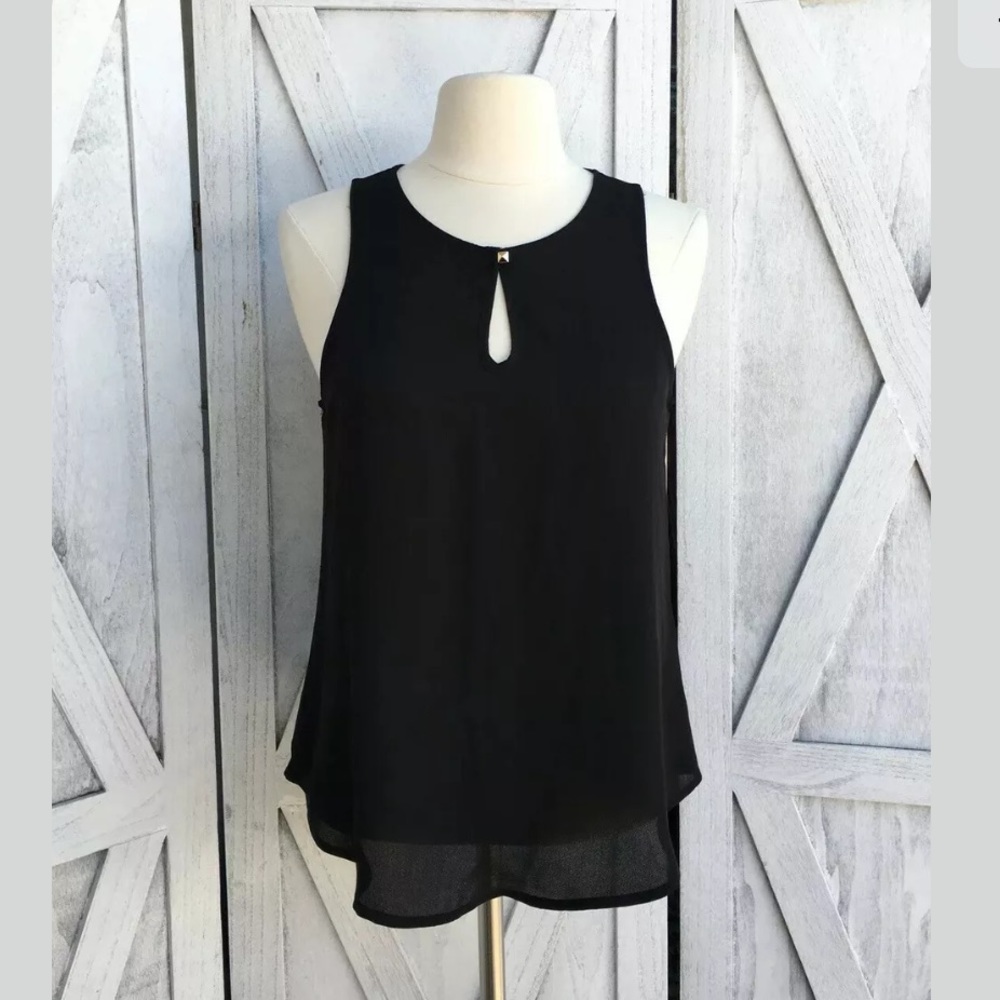 Lily White Sheer Cami Top Sz XS